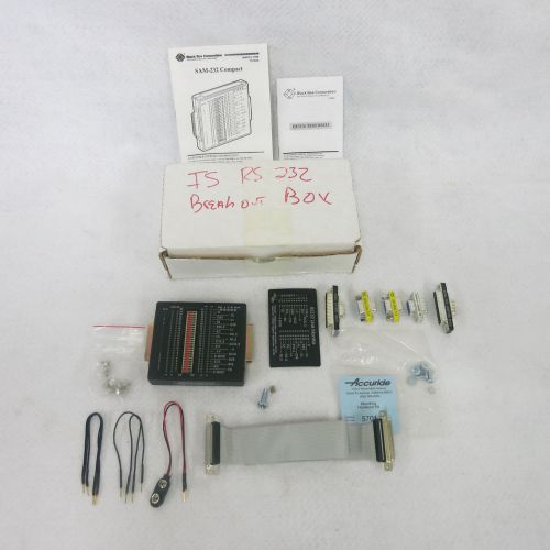 Black Box Sam 232 Compact TS158A Network Testing Device W/ Manual &amp; Parts