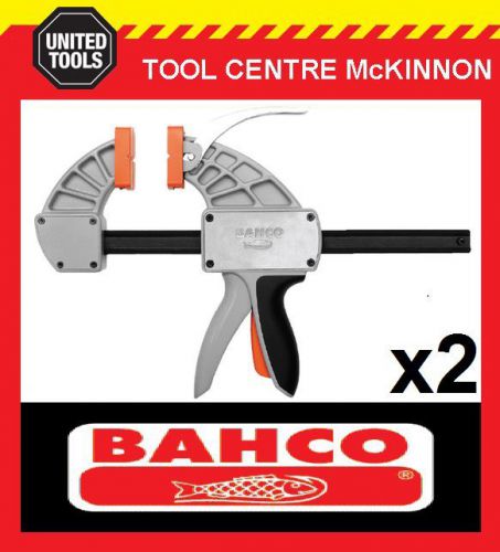 2 x bahco superior qcs-150 6” / 150mm quick clamp – 300kg clamping force for sale