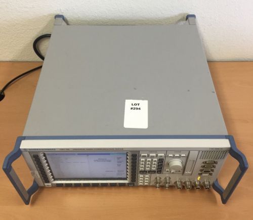 Rohde Schwarz Universal Radio Communication CMU 200 Tester Equipment