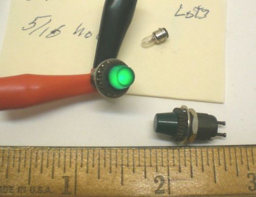 2 Ultra Mini. Military Indicator Assemblies, Green, 5V, SLOAN, Made in USA