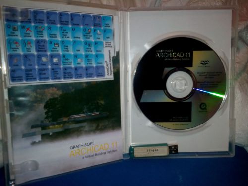 GraphiSoft ArchiCAD 11 with Dongle and (1) Keyboard Stickers (U.S.A. Version)