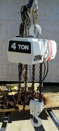 Coffing 4 ton electric chain hoist for sale