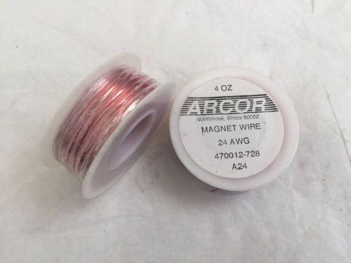 ARCOR Magnet Wire 24 AWG 470012-728 4oz (Lot of 2)