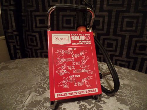 Sears Oxygen Solders Braces Cutting Welding Torch Model 95450