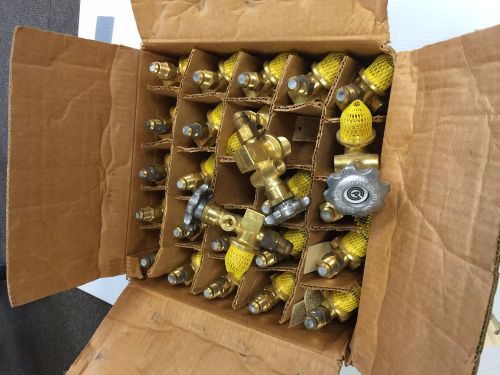 25 new 1 1/8 sherwood valves 3600 psi for dot bottles for sale