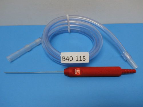 LIPOSUCTION Cannula W-Aspiration Tubing RED Handle 360-01, 1.5mm Plastic Surgery