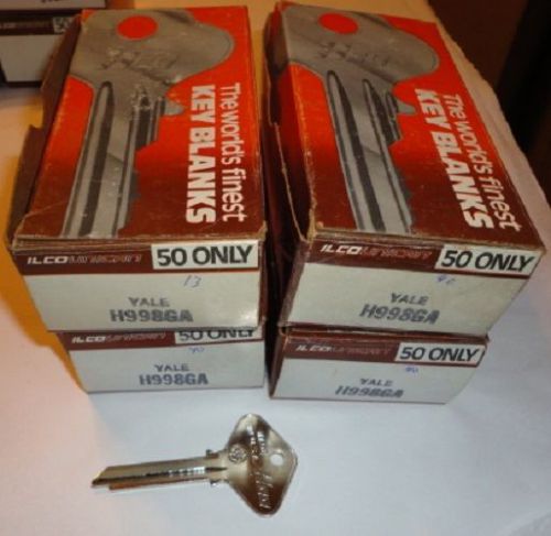 133 new ilco key blanks yale h998ga for sale