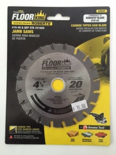 *NEW* Floor King 4-1/4&#034; Carbide Tipped Saw Blade Comparable to Roberts 10-42