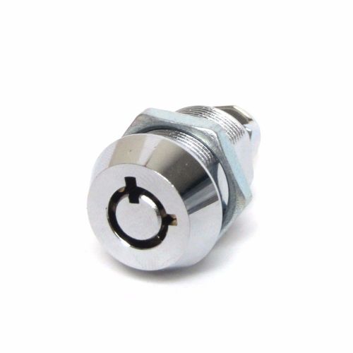 7/8” tubular cam lock - 6 identical keys &amp; 6 cams remove key at 12 &amp; 3 o’clock for sale