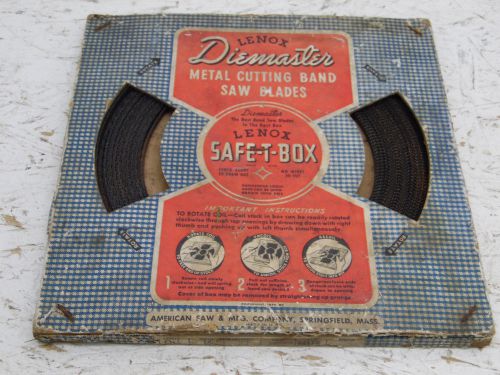 Vintage Lenox Diemaster Metal Cutting Band Saw Blades NIB 100&#034; 1/4 wide 10 teeth