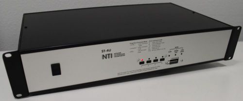 NTI ST-4U-R NodeMux 4 Ports Rackmount Multiplatform KVM Switch + Free Shipping!!