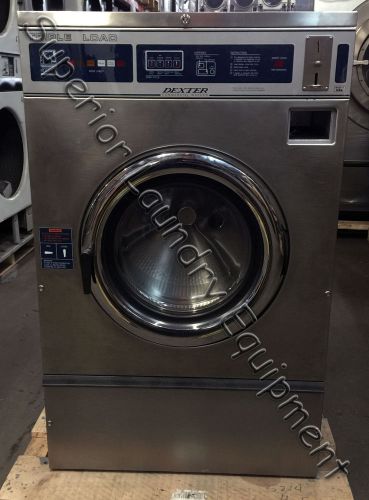 Dexter wcn25abss t400 25lb washer, coin, 220v, 3ph, reconditioned for sale