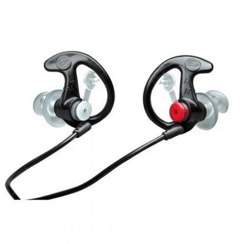 Surefire ep3-bk-lpr ep3 sonic defender earplugs black double flanged earplugs lr for sale