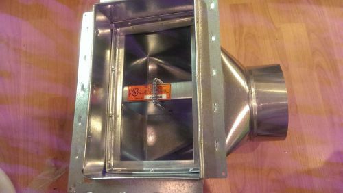 Aire Technologies Galv 6&#034;x10&#034; to 6&#034; Damper Series 50 w/Boot L Angle