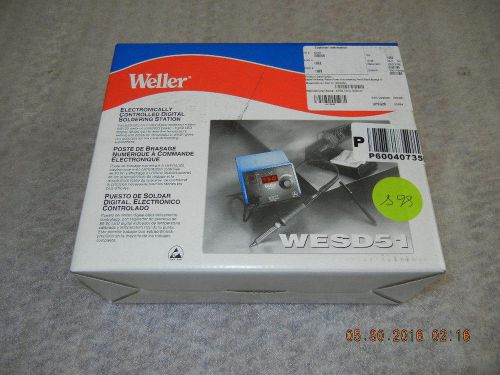 WELLER WESD51 Soldering Iron Station, New in Box