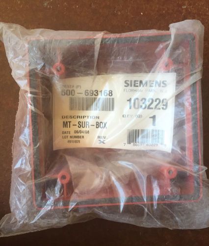 Fire alarm siemens 103229 red box for sale