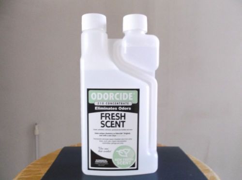 Odorcide 210 concentrate fresh scent eliminates odors 16oz bottle makes 32 galln for sale