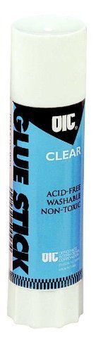 Officemate  glue sticks, clear, 1.3 oz., box of 12 (50003) for sale