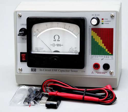 ANALOG MEASURING DEVICE. In-Circuit ESR Capacitor Tester / Analyzer