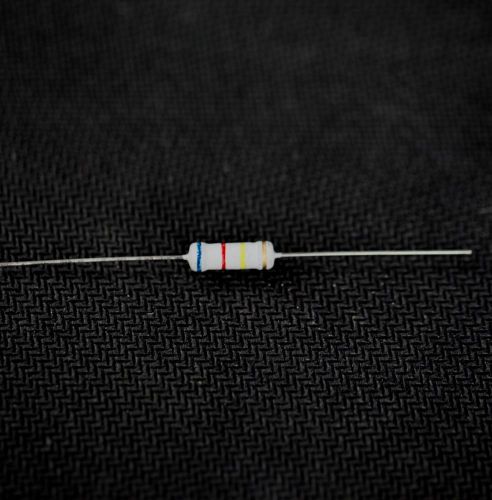 10 pc carbon film 1 watt resistors 620000 ohm / 620k  +/- 5% cr-1w-620k for sale