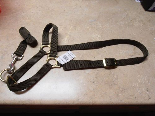 Ozark Leather HEIFER COW SIZE Livestock Brown Nylon with Lead 600-800 Pounds