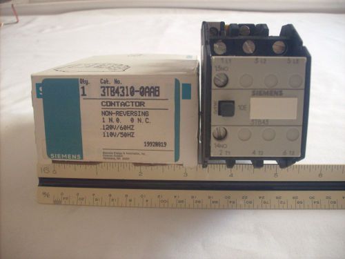 Siemens 3TB4310-OAA8 3p Contactor