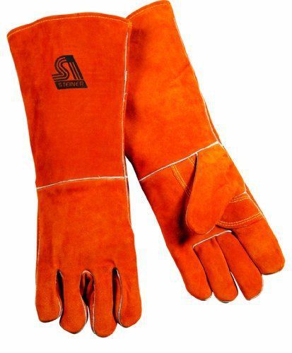 Steiner 21918 Welding Gloves, Brown Y-Series 18-Inch Length Shoulder Split Foam