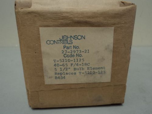 New johnson controls t-5210-1125 t-5210-125 5 1/2&#034; bulb element for sale