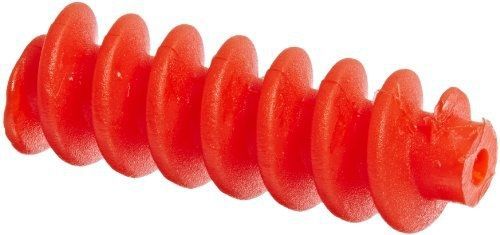 Ajax Scientific Plastic Gear Worm, 0.82cm Diameter x 2.46cm Length, Small, Red