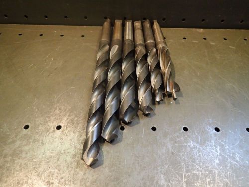 6 pc morse taper #3 shank standard &amp; metric drills &amp; counterbores mt3 3mt for sale