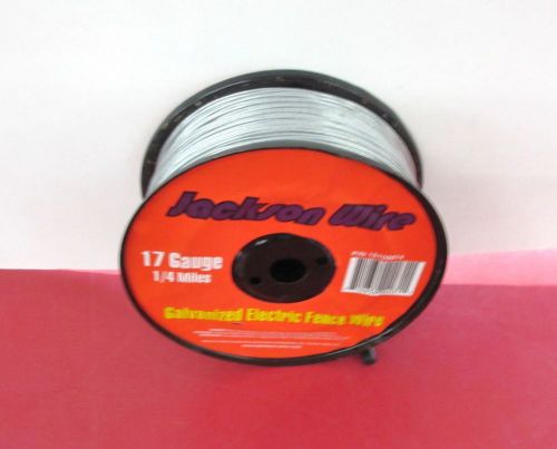 Jackson Wire Galvanized Electric Fence Wire 17 Gauge 1/4 Mile 15109914