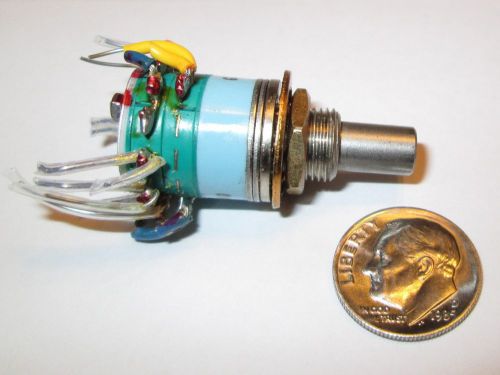 3p-4t,  shorting,  miniature rotary switch  enclosed, &lt; 1&#034;od   great price for sale