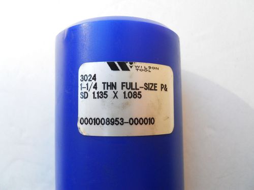 Wilson Tool 1-1/4 FAB FULL-SIZE P &amp; Sd 1.135 X 1.085  Punch ONLY
