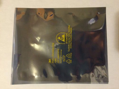 Two 4x6&#034; Static Shielding Bags ESD Antistatic Open-Top - Metal In - NEW