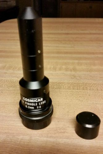 Cosmicar Pinhole TV Lens 6.2mm  1:2 Made in Japan
