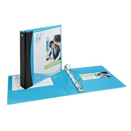 Avery Comfort Touch View Binder with 1.5-Inch EZ-Turn Ring, Holds 8.5 x 11