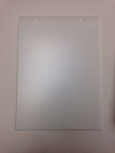 Wall mount 8.5 x 11 sign holder display frame CLEAR