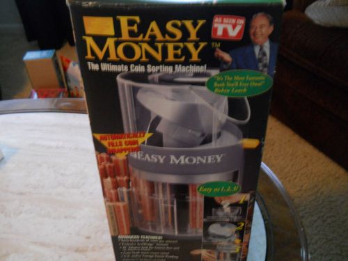 EASY MONEY COIN SORTING MACHINE---NEW IN BOX