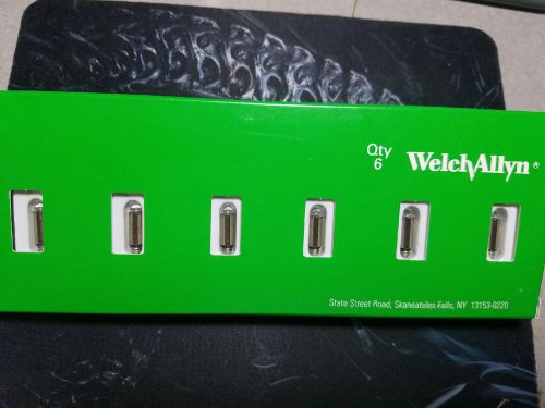 Welch allyn 00200-u replacement lamp bulbs qty - 6 pack for sale
