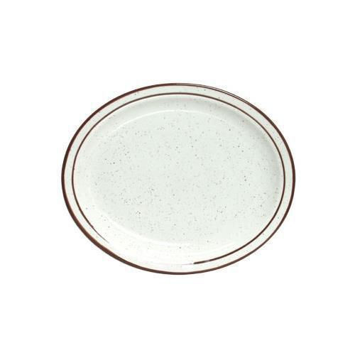 Tuxton TBS-914 Platter, 13-1/2&#034; X 11-1/8&#034;, Oval, Narrow Rim, Bahamas, White W/