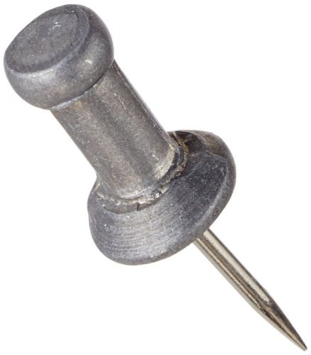 ADVANTUS Aluminum Head Push Pins Steel 3/8-Inch Point Silver 100 per Box (CPA...