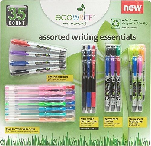 Ecowrite ecowrite assorted writing essentials (22035) for sale