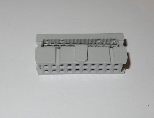1 pc idc, 20 pos (2x10) female connector for ribbon cable. standard 0.1&#034; pitch. for sale