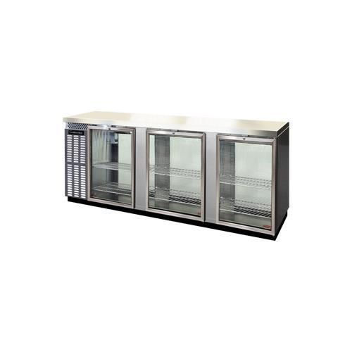 Continental Refrigerator BBC90S-SS-GD-PT Back Bar Cabinet, Refrigerated