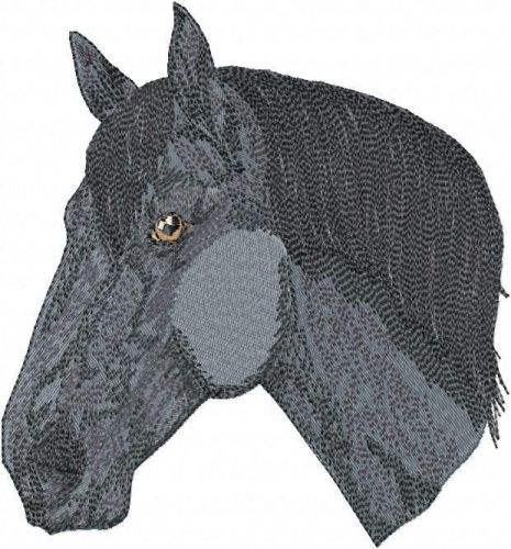 New classic nylon jacket w percheron horse embroideredfree 4u for sale