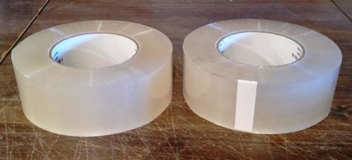 2 Rolls clear Packaging Tape extra long 220 yds Big Papa rolls 2&#039; Wide  2 mil