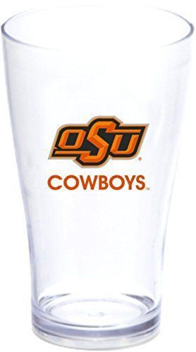 Oklahoma State Cowboys 20 oz. Crystal Clear Plastic Cup