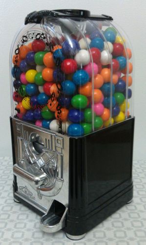Vintage carousel jukebox gumball dispenser coin op w/ gumballs !! clean !! for sale