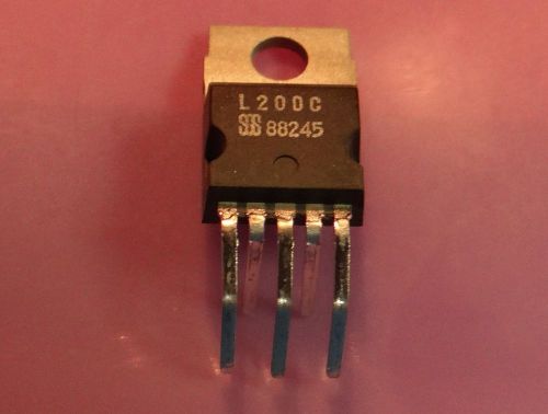 L200 Adjustable Voltage and Current Reg  - 2 Amp 2.85 V to 60 V    - QTY of 2 IC