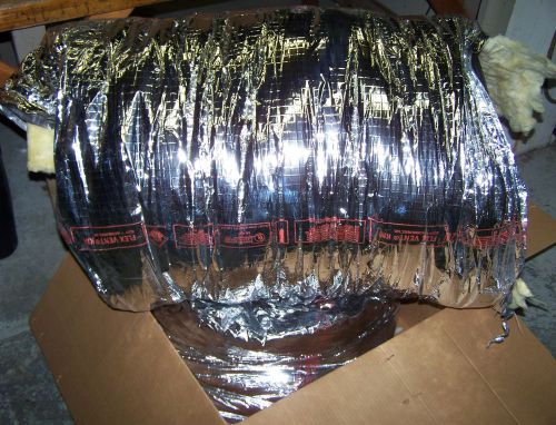 2 pcs 20&#034; dia x 4ft (8ft total) insulated air duct flex vent for sale